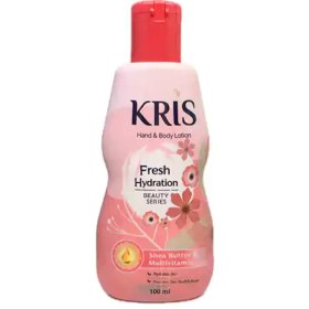 تصویر لوسیون مرطوب کننده دست و بدن اندونزی کریس Kris Fresh Hydration با رایحه تازه 100 میل 