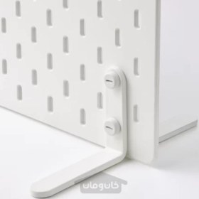 تصویر تخته گیره ای ایستاده سفید 56x37 سانتی متری ایکیا مدل IKEA SKÅDIS IKEA SKÅDIS freestanding peg board white 56x37 cm