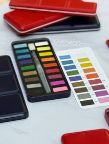 تصویر آبرنگ قرصی - ۲۴رنگ / 