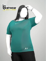 تصویر تیشرت سایز بزرگ ورزشی زنانه Nike Air ا Womens large size sports Tshirt Nike Air Womens large size sports Tshirt Nike Air
