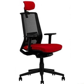 تصویر صندلی اداری نیلپر مدل OCM 850 پایه پلاستیک Nilper office chair model OCM 850, plastic base