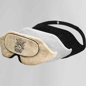 تصویر چشم بند خواب کورال طرح شاه پدر Kava Coral King Dad Sleep Mask