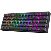 تصویر کیبورد مکانیکال HK GAMING GK61 سوئیچ قهوه ای 