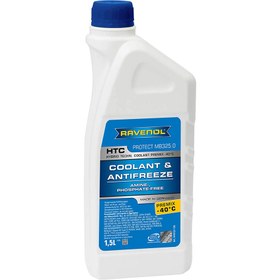 تصویر کولانت ضدیخ HTC -40°C MB 325.0 آبی برند راونول – Ravenol ( 1.5 لیتری ) Ravenol HTC PREMIX -40°C PROTECT MB 325.0 Coolant Fluid 1.5L