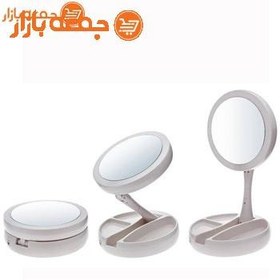 تصویر آینه آرایشی Foldaway مدل چراغ دار ا آینه آرایش آینه آرایش