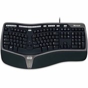 تصویر کیبورد سیم دار مایکروسافت مدل Natural Ergonomic Keyboard 400 Microsoft Natural Ergonomic Wired Keyboard 4000