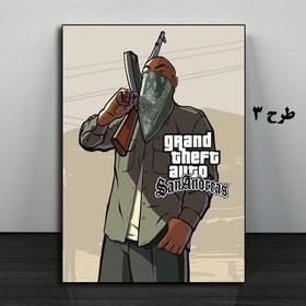 تصویر تابلو بازی GTA San Andreas 