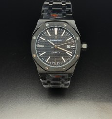 تصویر ساعت اودمار پیگه مردانه بند استیل تمام مشکی Audemars Piguet Royal Oak