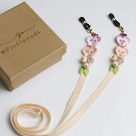 تصویر بند عینک گل بنفشه کد 236 