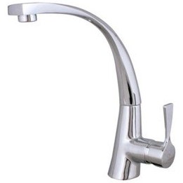 تصویر شیر ظرفشویی کرومات مدل مدیا کروم Media model chromate dishwasher faucet