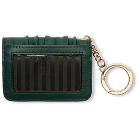 تصویر کیف جا کارتی ویکتوریاسکرت سبز رنگ 