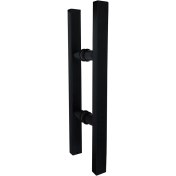 تصویر دستگیره در شیشه سکوریت مدل مکعبی کد FB40C - مشکی / طلایی 