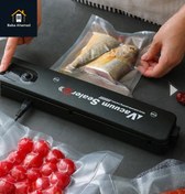 تصویر دستگاه پرس و وکیوم مواد غذایی 