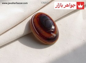 تصویر نگین عقیق باباقوری زیبا کد 130052 