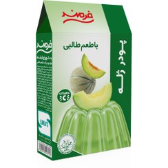 تصویر پودر ژله طالبی فرمند - 100 گرم Farmand Cantaloup Jelly Powder 100 gr