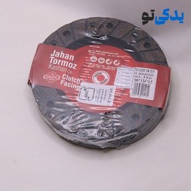 تصویر لنت کلاچ با سوراخ پژو ۲۰۶ TU5 با ضخامت ۳.۵ کد ۳۰۳۳۴ جهان ترمز 