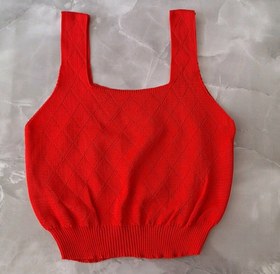 تصویر کراپ یقه دلبری هانا جنس عالی 