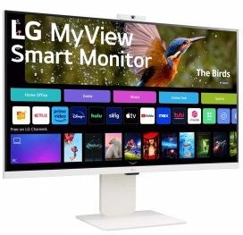 تصویر مانیتور 32 اینچ ال‌ جی مدل LG MyView 32SR85U-W LG MyView 32SR85U-W 32 Inch IPS 4K Flat Business Monitor