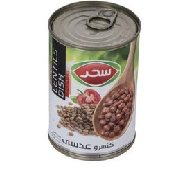تصویر کنسرو 410 گرم عدس سحر 