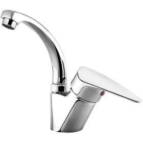 تصویر شیر روشویی متحرک کاویان مدل پارمیس کروم Parmis model Kavian mobile washbasin faucet