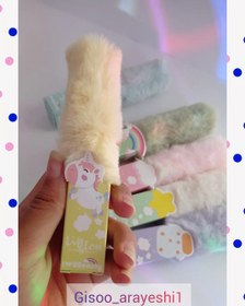 تصویر رژلب مایع پشمالو مدل یونیکورن ا Furry liquid lipstick, unicorn model Furry liquid lipstick, unicorn model