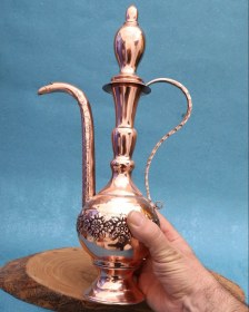 تصویر گلاب پاش مسی گلبرگ 