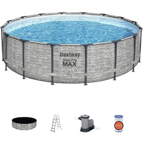 تصویر استخر پیش ساخته فریمی گرد BestWay 5619E BestWay 5619E