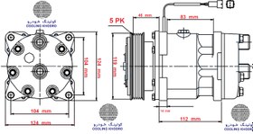 تصویر کمپرسور کولر 405 چینی 