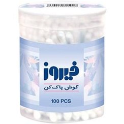 تصویر گوش پاک کن فیروز بسته ۱۰۰ عددی 