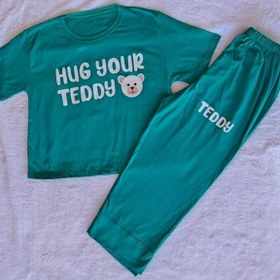 تصویر کراپ و شلوارک - سبز 