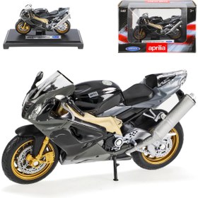 تصویر ماکت موتور APRILIA RSV 1000 فلزی 1/18 ماکت موتور ولی مدل APRILIA RSV 1000