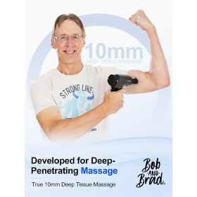 تصویر ماساژور تفنگی برند Bob and Brand مدل T2 پک کامل با کیف مخصوص T2 BOB and BRA Massage Gun – Professional Relaxation and Comfort