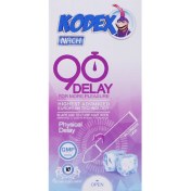 تصویر کاندوم تاخیری 90 دقیقه دیلی کدکس 10 عدد Kodex 90 Delay Condoms 10 Pcs