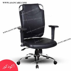تصویر صندلی کارشناسی اداری مدل 712 چرخدار با گارانتی ۳۶ ماهه 