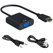 تصویر کابل تبدیل MINI DISPLAY مینی دیسپلی به VGA پی نت PNET 