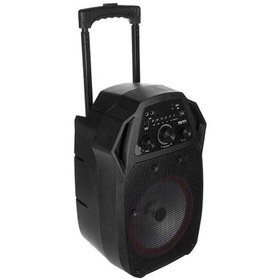 تصویر اسپیکر چمدانی بلوتوثی فلش خور TSCO TS-1850 + ریموت کنترل TSCO TS 1850 SUITCASE SPEAKER