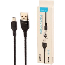 تصویر کابل تبدیل 1 متر USB به MicroUSB وریتی مدل VERITY CB3133A VERITY CB3133A USB to MicroUSB 1M Fast Charge Cable