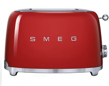 تصویر توستر اسمگ مدل SMEG TSF01RDUK SMEG Toaster TSF01RDUK