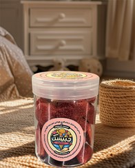 تصویر توت فرنگی خشک پفکی - متوسط Freezer dried strawberries