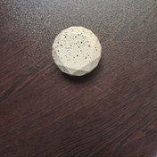 تصویر دستگیره درب طرح الماس رنگی - کرم 