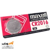 تصویر باتری سکه ای 2016 مکسل MAXELL پک قرمز 