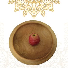 تصویر کاسه میوه خوری چوبی خراطی 
