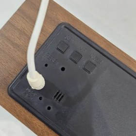 تصویر ساعت دیجیتال رو میزی چوبی کدQL-ET010 
