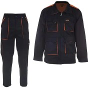 تصویر لباس کار مهندسی تیک مک سرمه ای نارنجی 