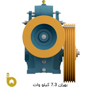 تصویر موتور آسانسور بهران 7/3 کیلو وات Behran elevator motor 7.3 kW