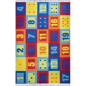 تصویر فرش کودک طرح بازی ریاضی کد DC100255 