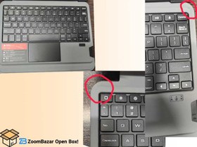 تصویر کیف کلاسوری کیبورد دار اپل iPad 10/10.9 2022 مدل Combo Keyboard نیلکین - Open Box (ایراد ظاهری جزئی) 