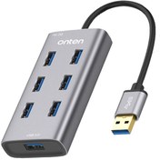 تصویر هاب 7 پورت USB 3.0 اونتن مدل OTN-8108 