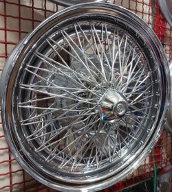 تصویر رینگ اسپرت سایز ۱۳ (۱۰۸×۴) مدل سیمی مثلثی (پیکانی) Sport wheel size 13"(4x108) Peykan