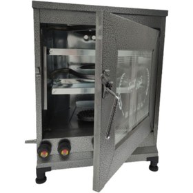 تصویر تنور گازی 2 چدن رنگی 